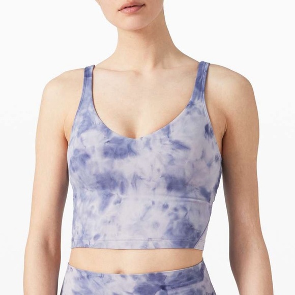 Lululemon Align Tank Diamond Dye Iced Iris Peru Purple 8 Nulu Yoga Gym Seamless - Picture 1 of 8